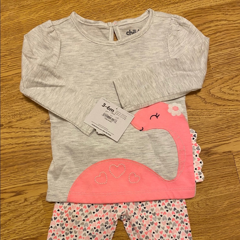 Carters - 3-6 Months matching set - baby girl